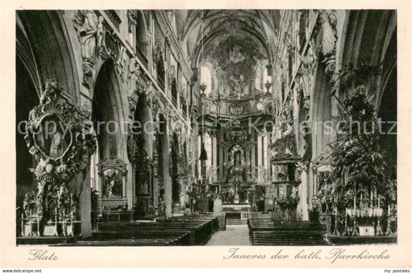 73818660 Glatz Klodzko Niederschlesien PL Inneres Der Kath Pfarrkirche  - Pologne