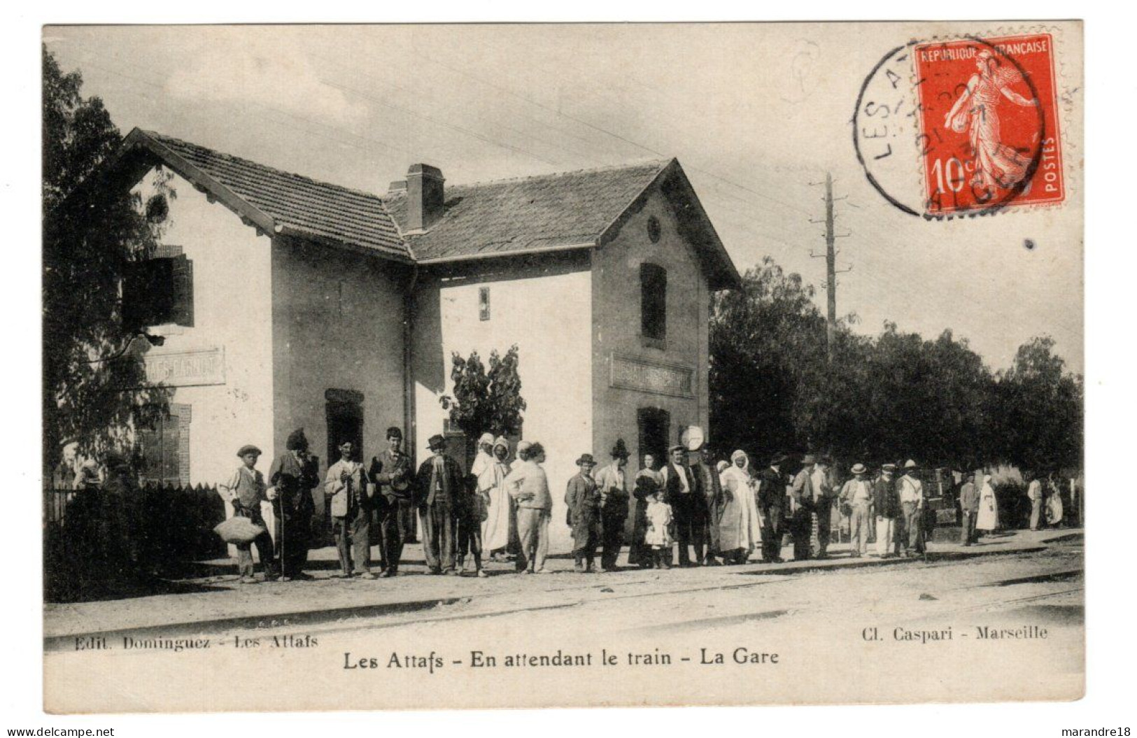 Algerie , Les Attafs , La Gare - Altri & Non Classificati