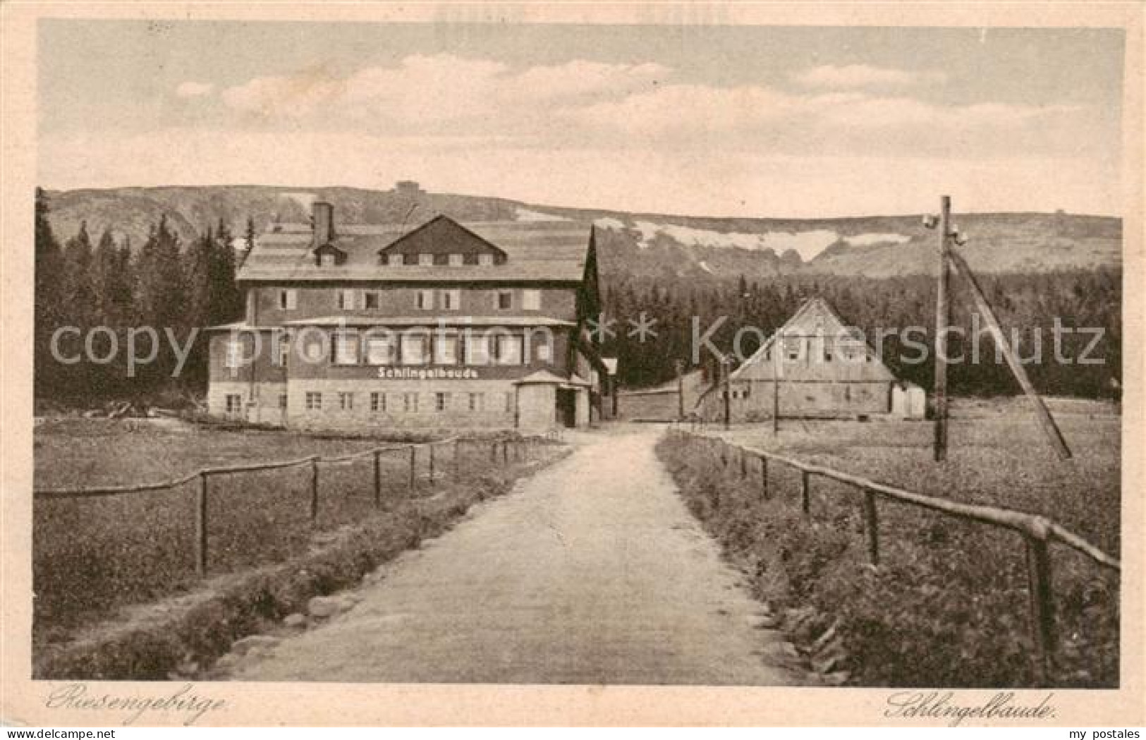 73818641 Riesengebirge_Krkonose_Karkonosze Schlingelbaude - Tchéquie