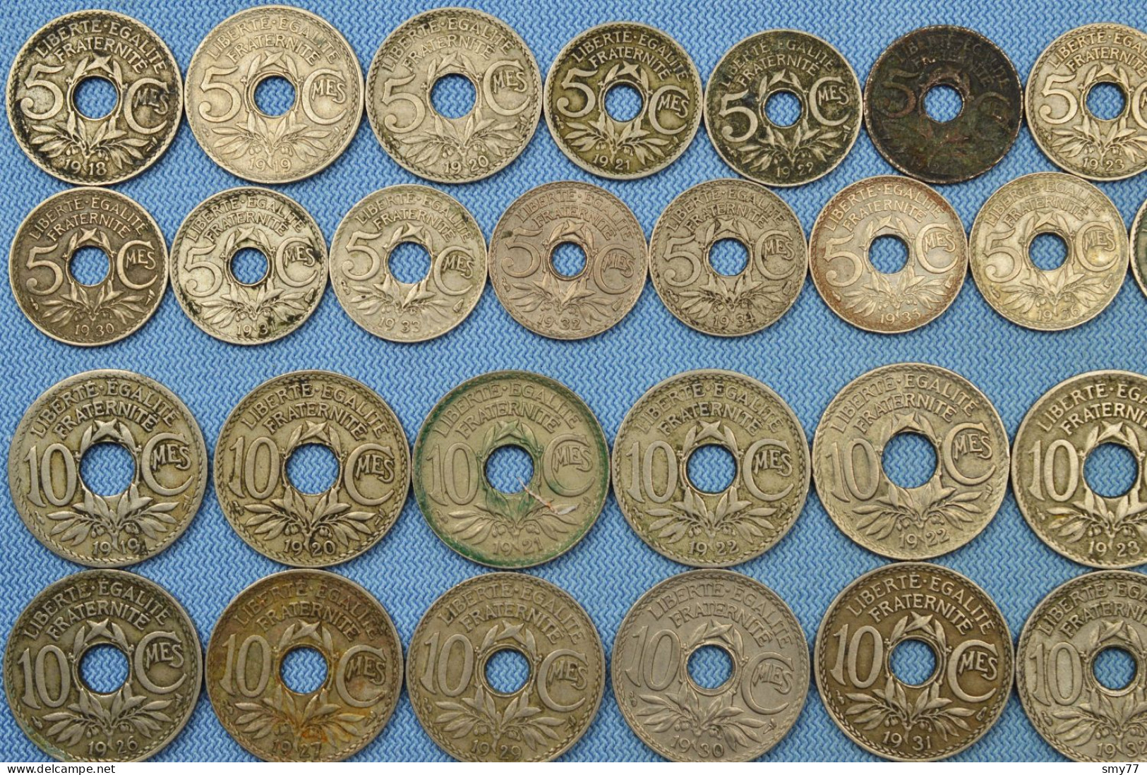 France • Lot Lindauer 62x • All Different • 5 10 25 Centimes • See Details And Pictures • Mostly In High Grade • [24-680 - Altri & Non Classificati