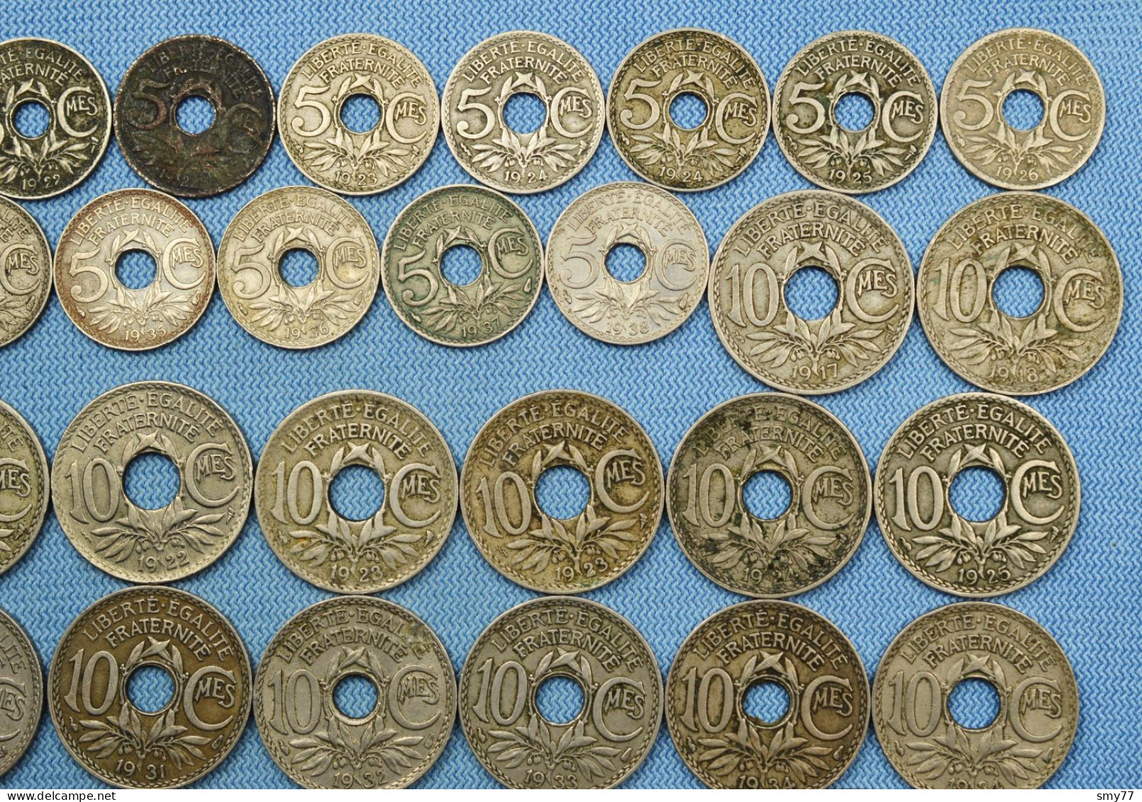 France • Lot Lindauer 62x • All Different • 5 10 25 Centimes • See Details And Pictures • Mostly In High Grade • [24-680 - Other & Unclassified