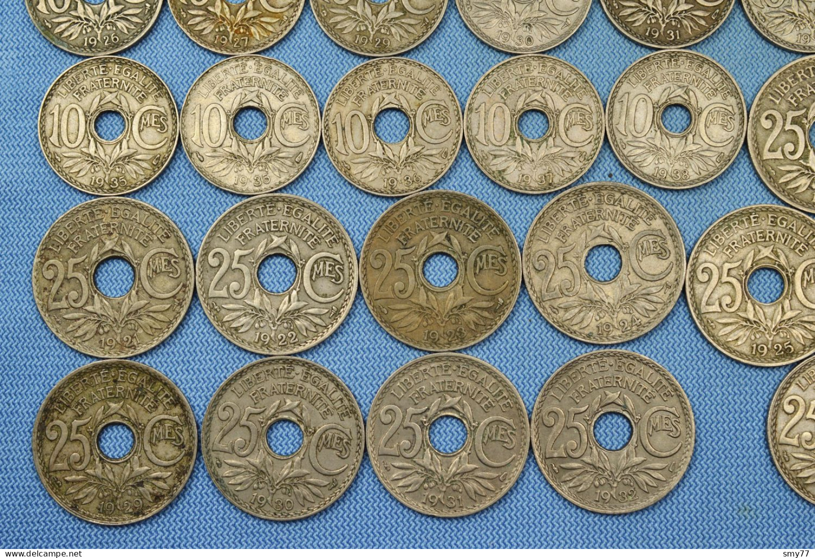 France • Lot Lindauer 62x • All Different • 5 10 25 Centimes • See Details And Pictures • Mostly In High Grade • [24-680 - Andere & Zonder Classificatie