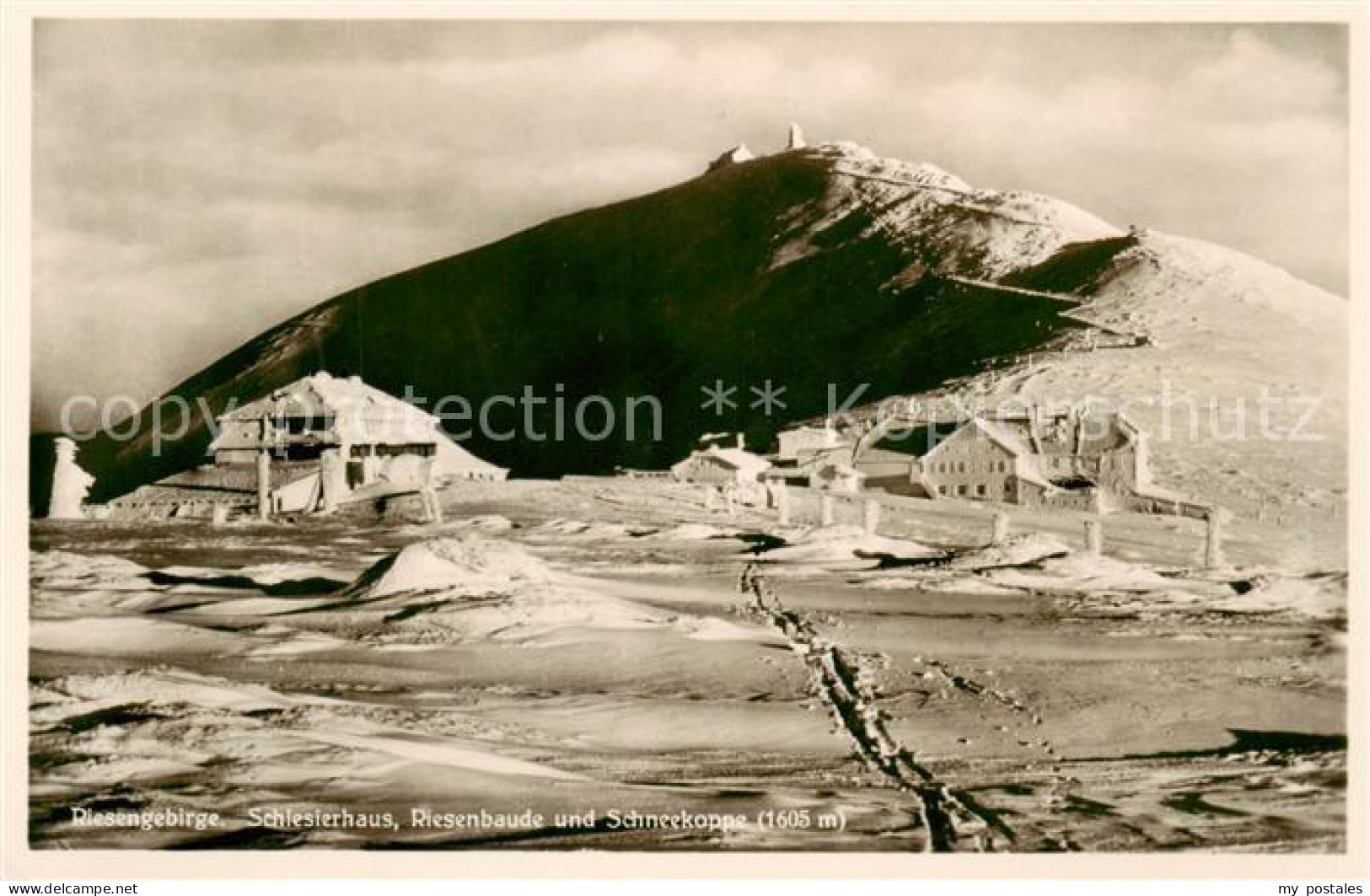 73818625 Riesengebirge_Krkonose_Karkonosze Schlesierhaus Riesenbaude Und Schneek - Tchéquie