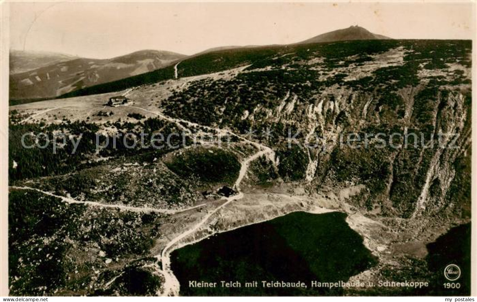 73818619 Riesengebirge_Krkonose_Karkonosze Kleiner Teich Mit Teichbaude Hampelba - Tchéquie