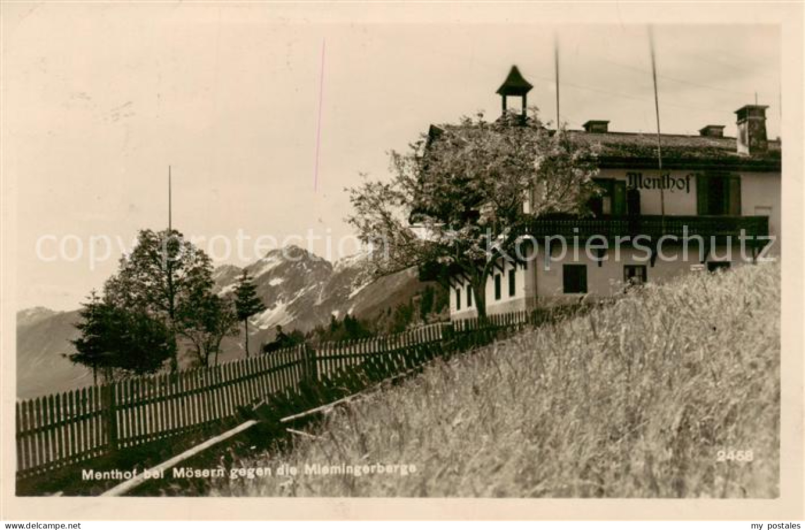 73818591 Moesern Telfs Tirol AT Menthof Mit Miemingerbergen  - Sonstige & Ohne Zuordnung