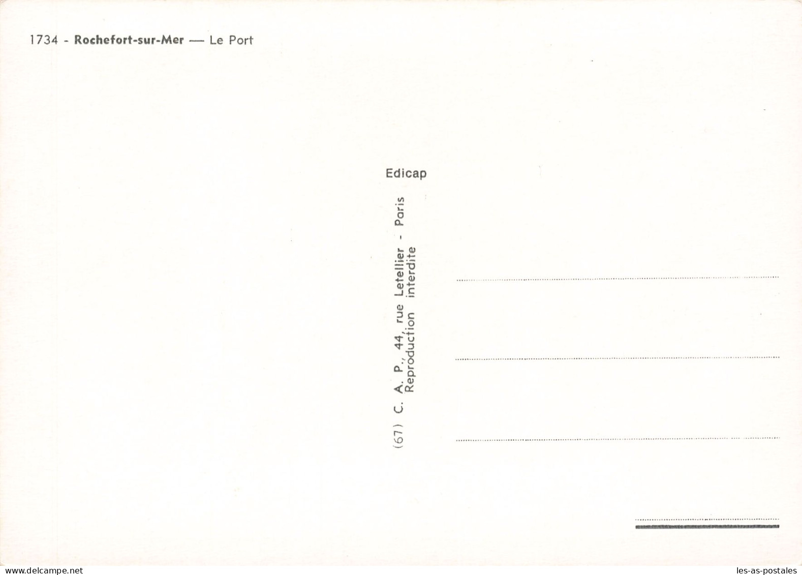 17 ROCHEFORT SUR MER LE PORT - Rochefort
