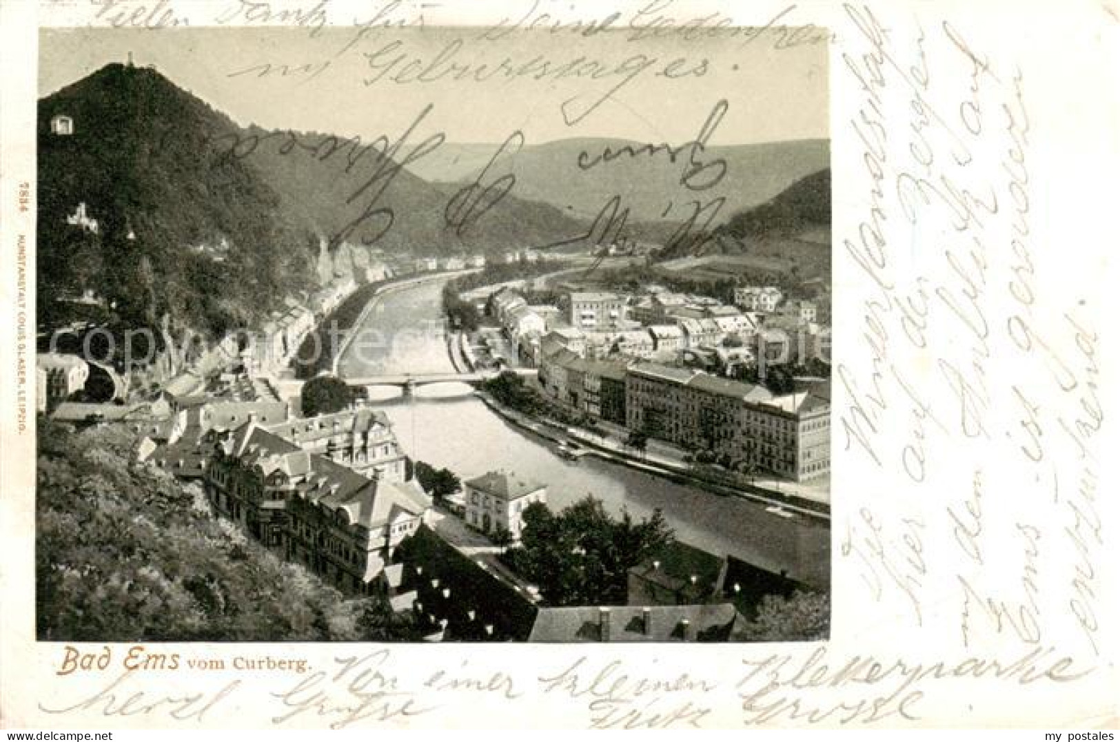 73818546 Bad Ems Panorama Blick Vom Kurberg Bad Ems - Bad Ems