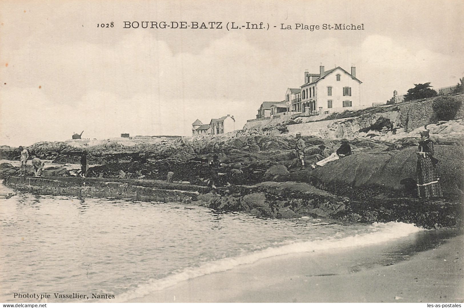 44 BOURG DE BATZ LA PLAGE SAINT MICHEL - Batz-sur-Mer (Bourg De B.)