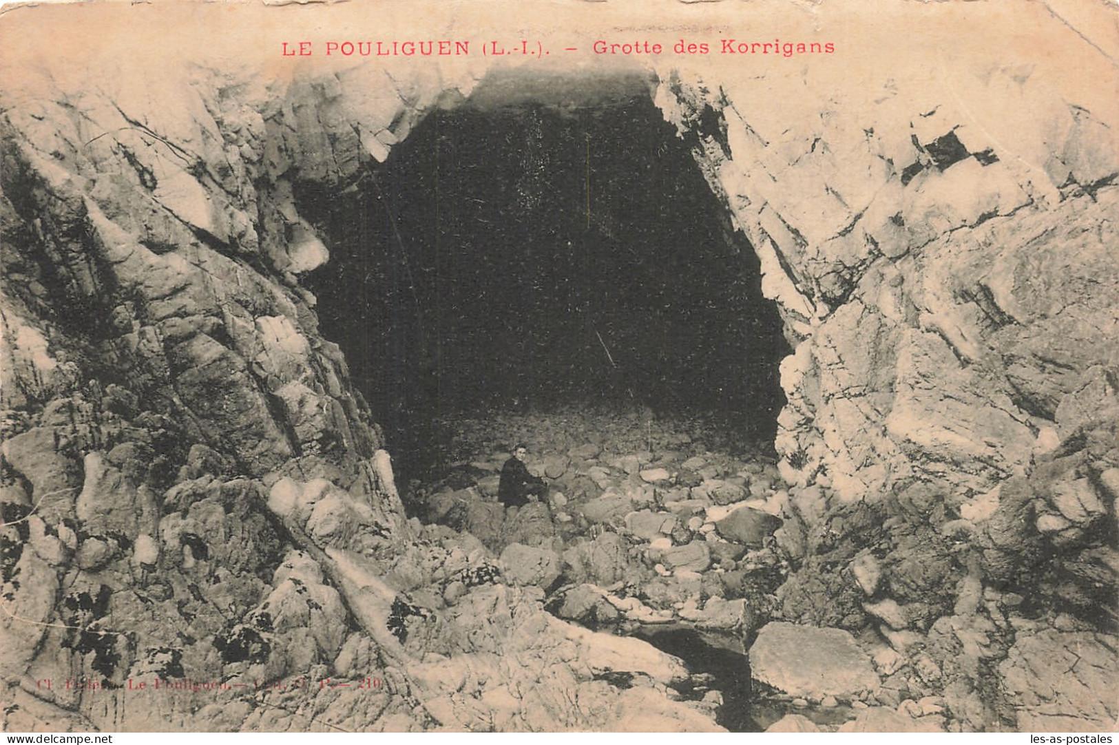 44 LE POULIGUEN LA GROTTE DES KORRIGANS - Le Pouliguen