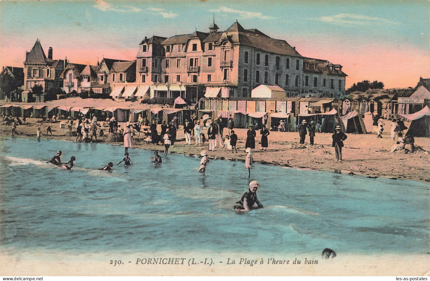 44 PORNICHET LA PLAGE A L HEURE DU BAIN - Pornichet