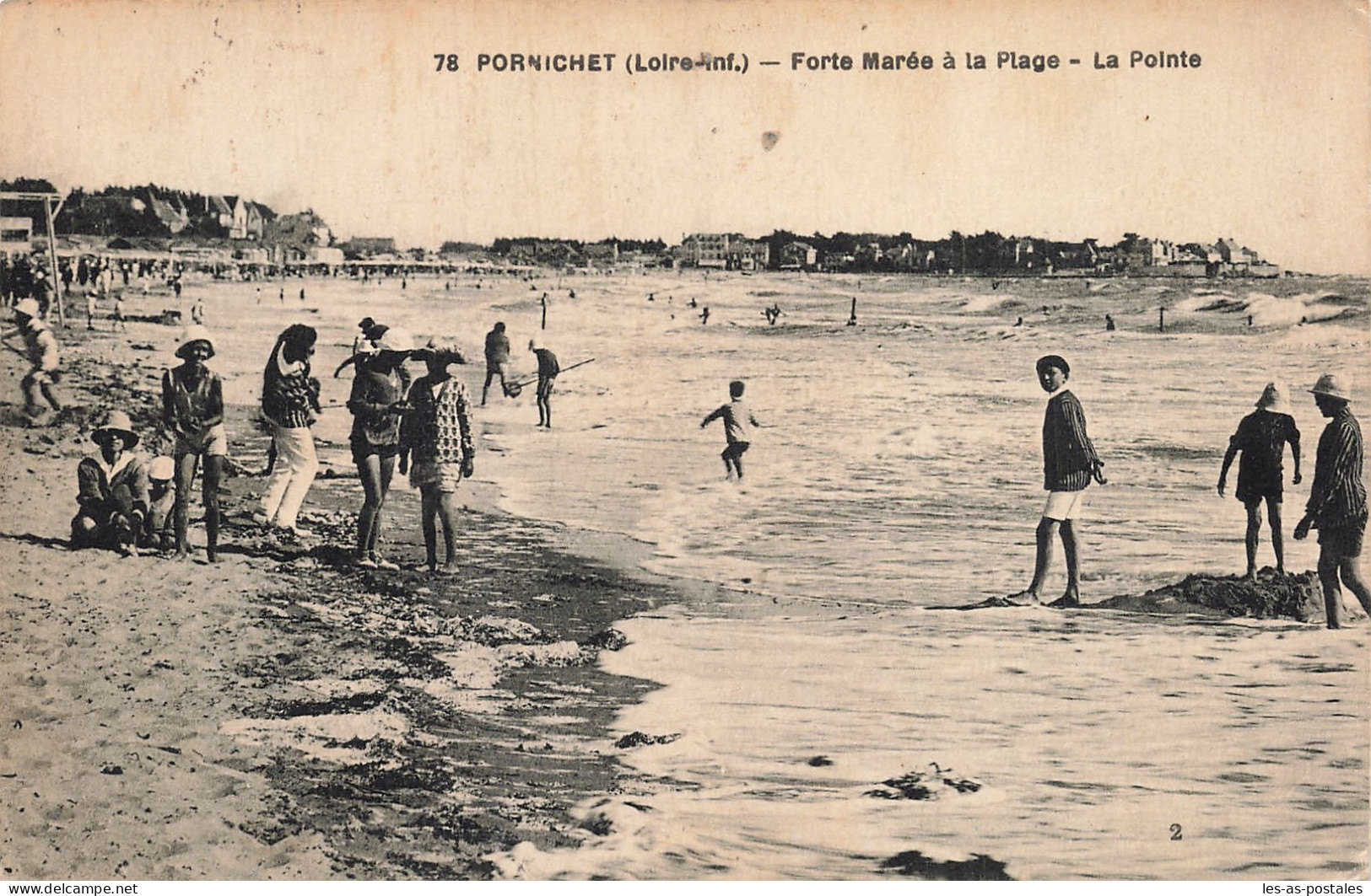 44 PORNICHET UNE FORTE MAREE A LA PLAGE - Pornichet