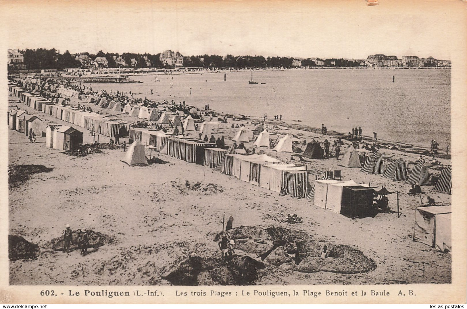 44 LE POULIGUEN LES TROIS PLAGES - Le Pouliguen