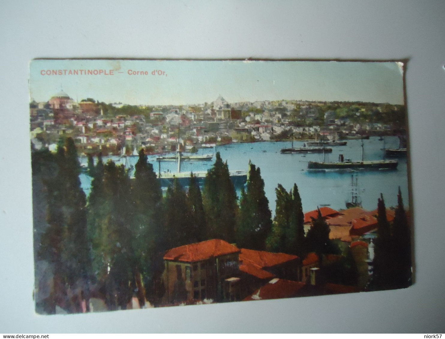 TURKEY  POSTCARDS  CONSTANTINOPLE  CORNE D'OR  FOR MORE PURCHASES 10% DISCOUNT - Turkey