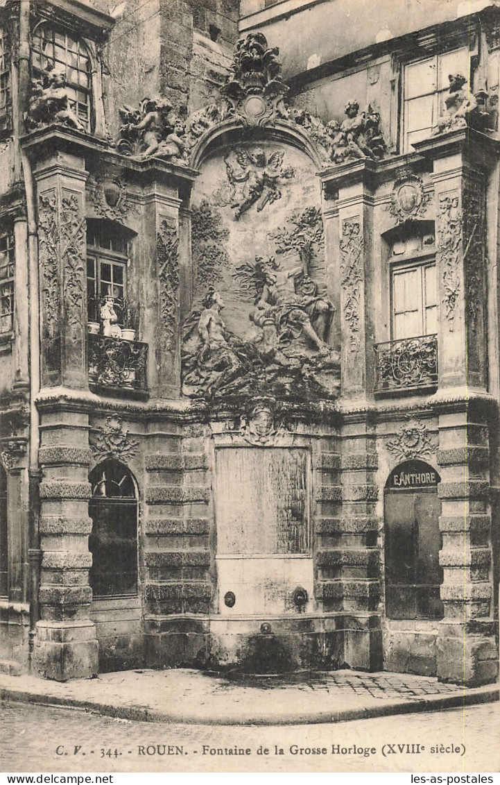 76 ROUEN LA FONTAINE DE LA GROSSE HORLOGE - Rouen