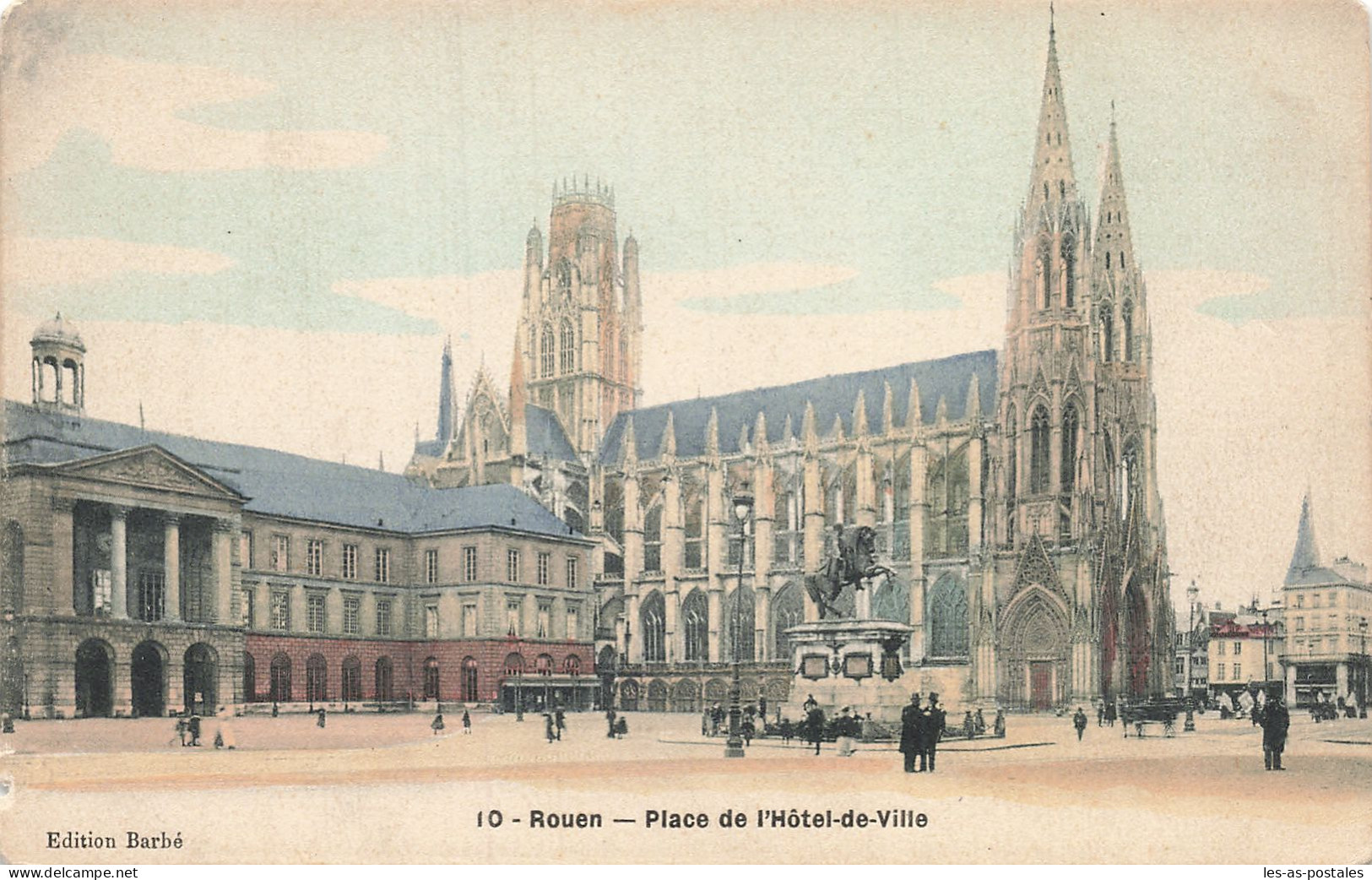 76 ROUEN LA PLACE DE L HOTEL DE VILLE - Rouen