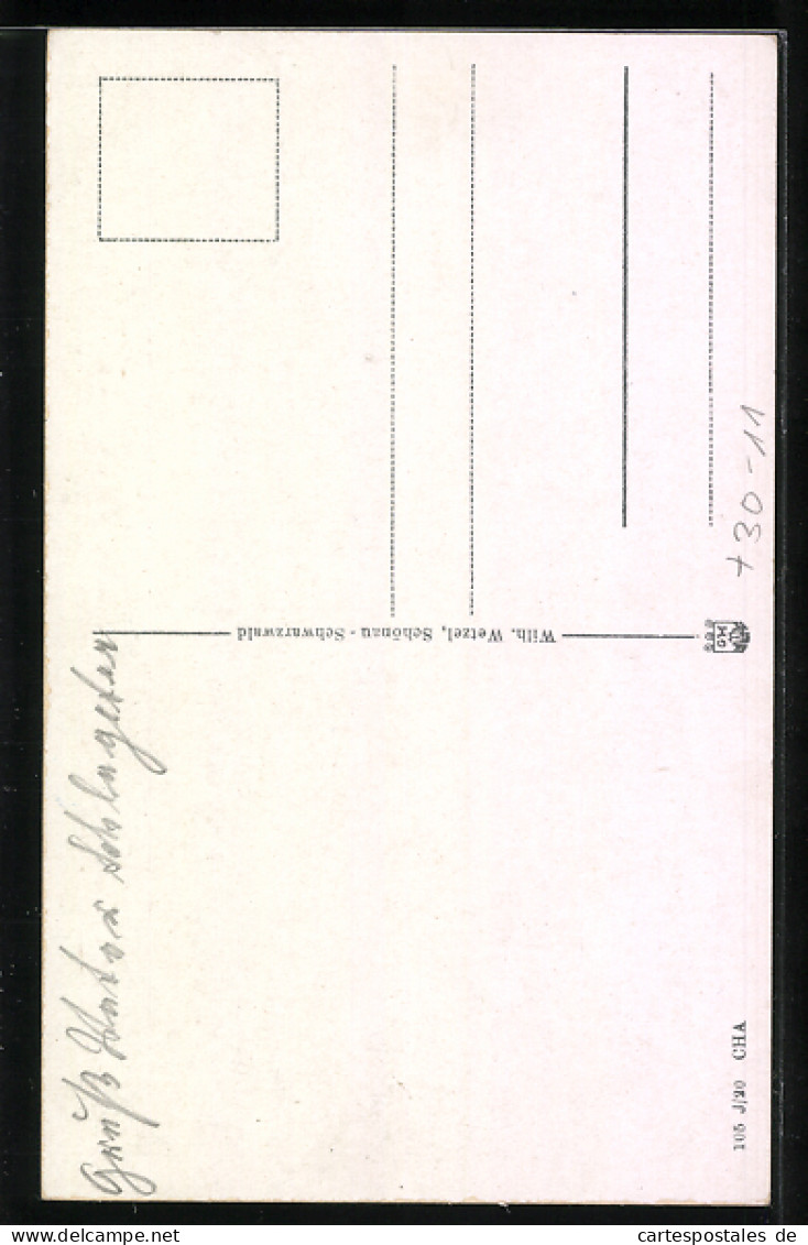 AK Schönau /Schwarzwald, Albert Leo Schlageter`s Grabstätte Mit Denkmal  - Altri & Non Classificati