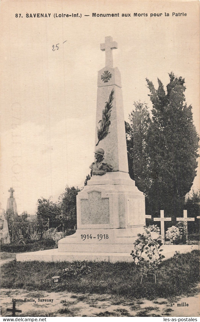44 SAVERNAY LE MONUMENT AUX MORTS - Sonstige & Ohne Zuordnung