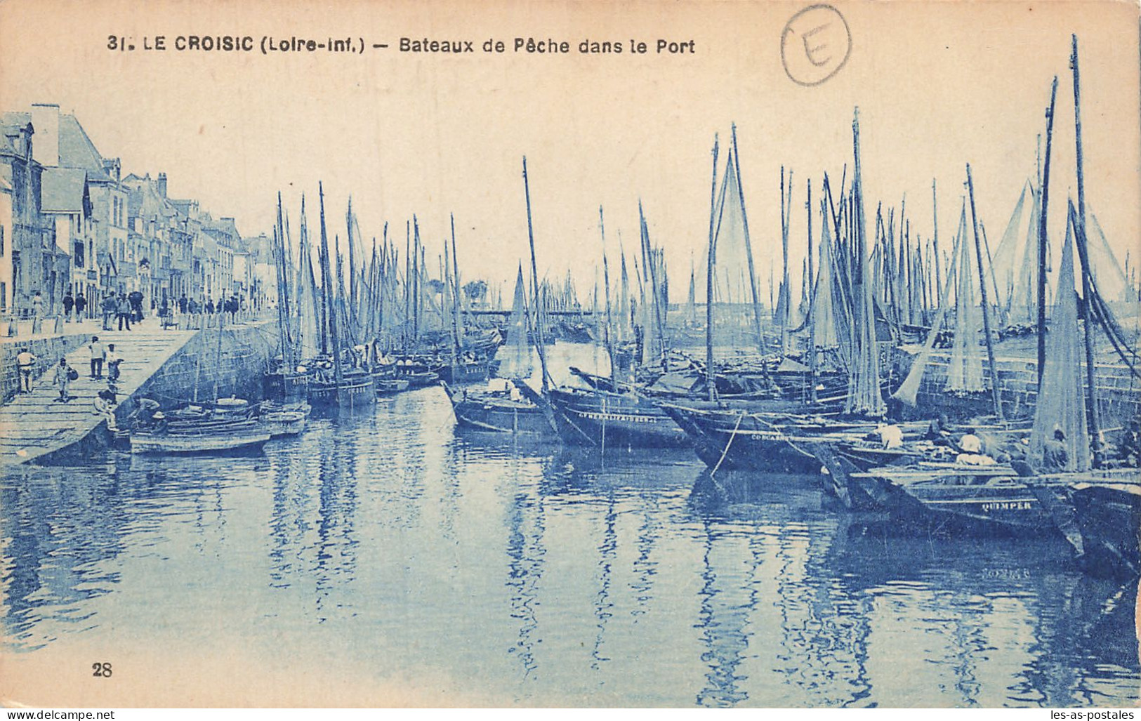 44 LE CROISIC LES BATEAUX DE PECHE DANS LE PORT - Le Croisic