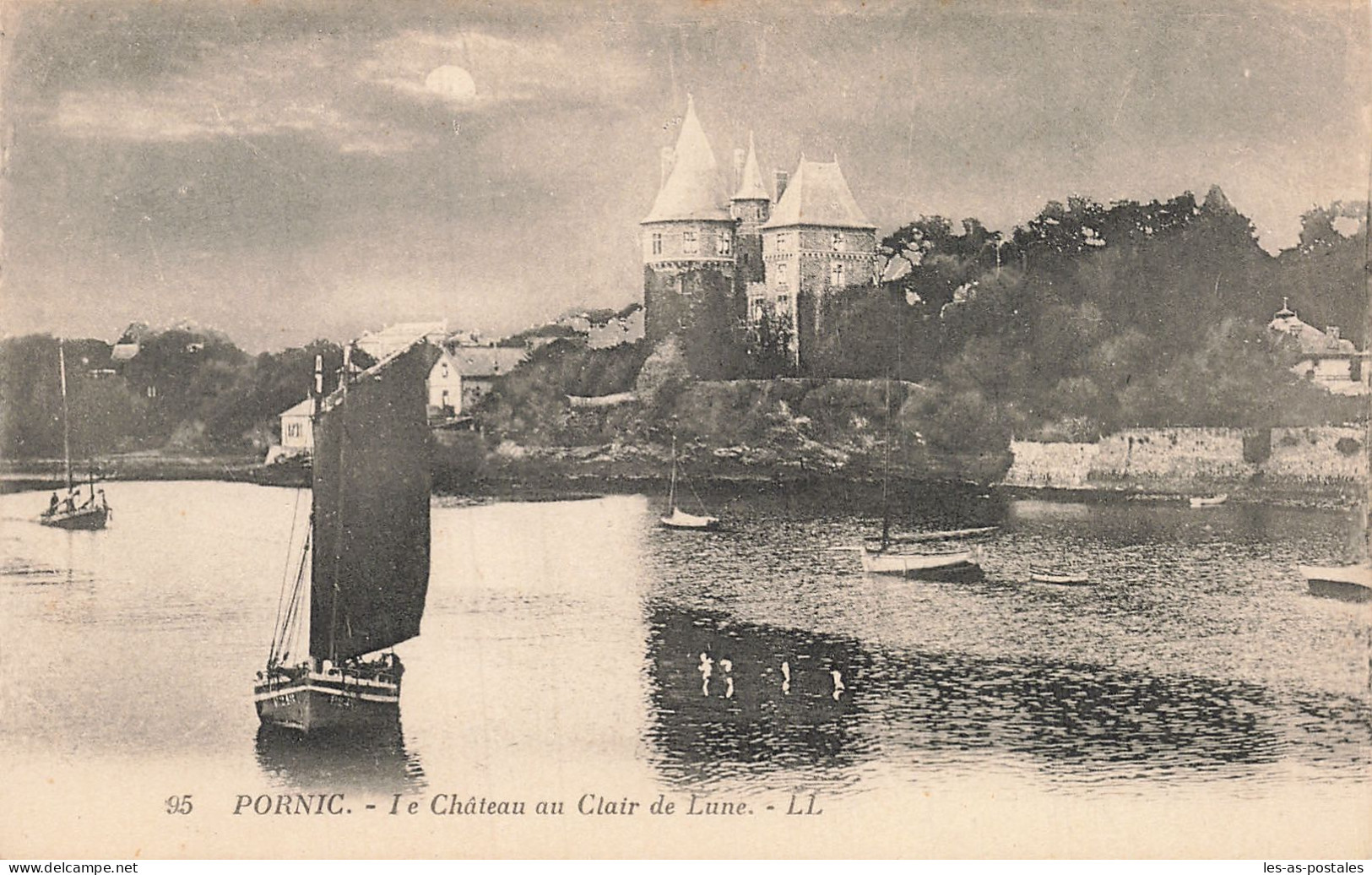 44 PORNIC LE CHATEAU AU CLAIR DE LUNE - Pornic