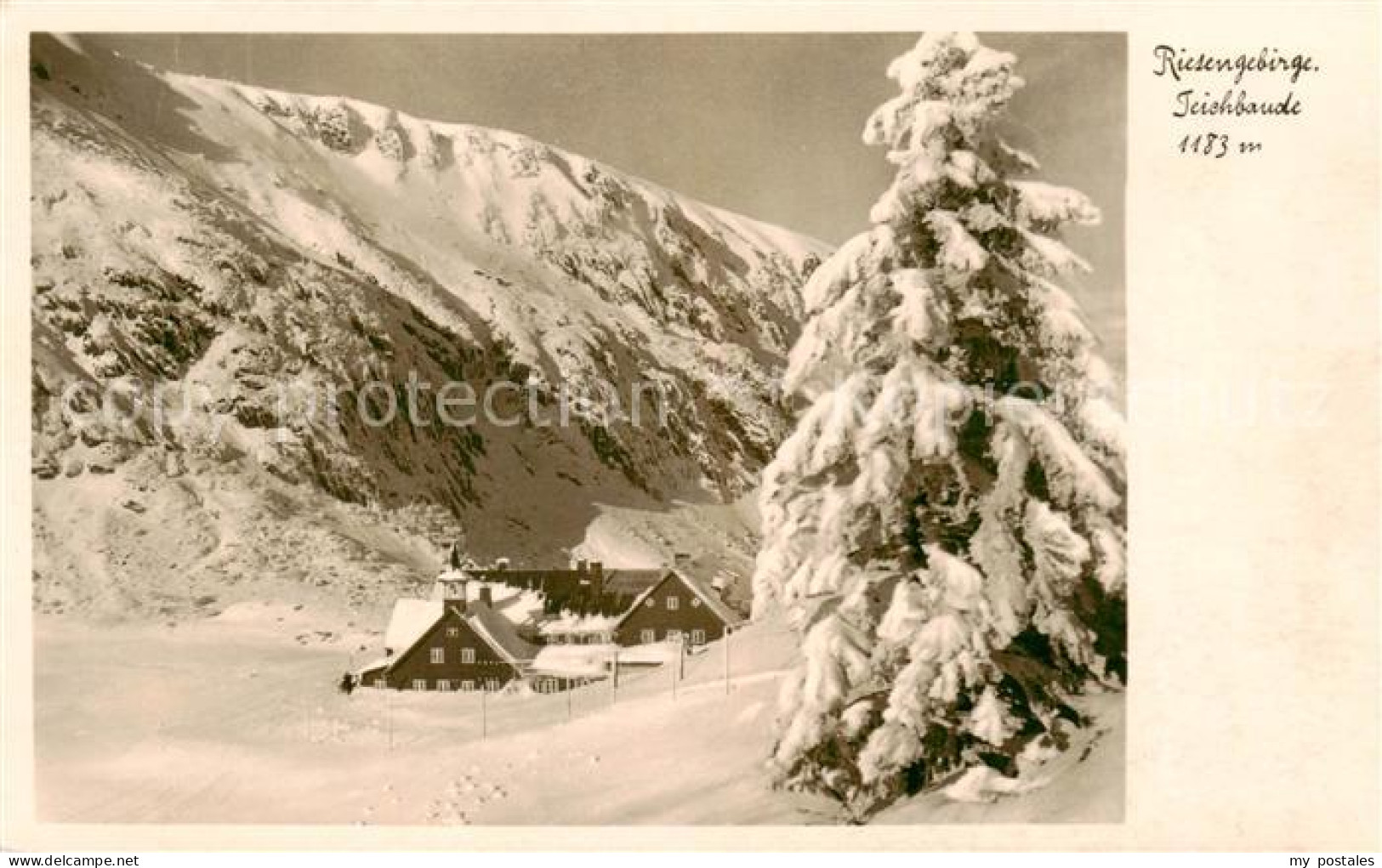 73818461 Riesengebirge_Krkonose_Karkonosze Teichbaude Im Winter - Tchéquie