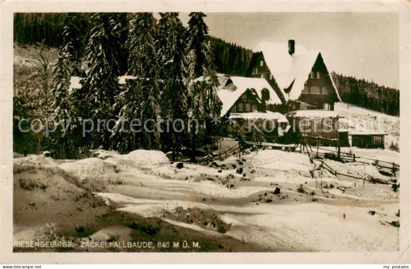 73818452 Riesengebirge_Krkonose_Karkonosze Zackelfallbaude - Tchéquie