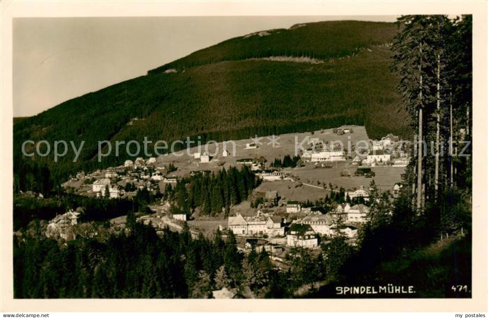 73818450 Spindelmuehle Riesengebirge Spindleruv Mlyn CZ Panorama  - Tchéquie