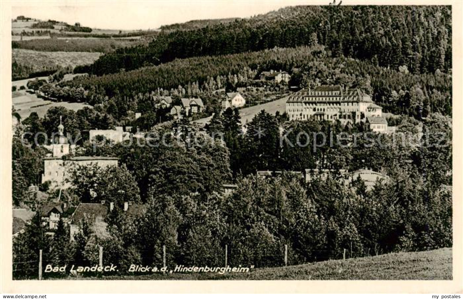 73818408 Bad Landeck Schlesien PL Hindenburgheim Panorama  - Pologne