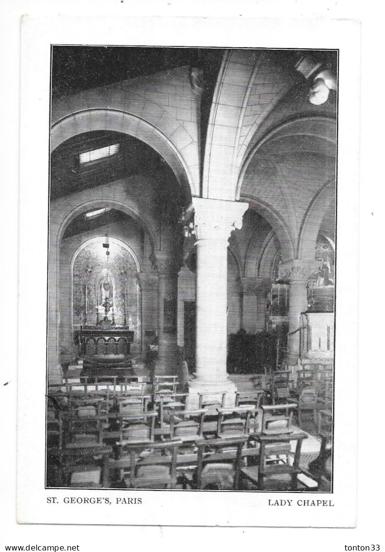 DEPT 75 - SAINT GEORGE'S - PARIS - Lady Chapel - TOUL 7 - - Chiese