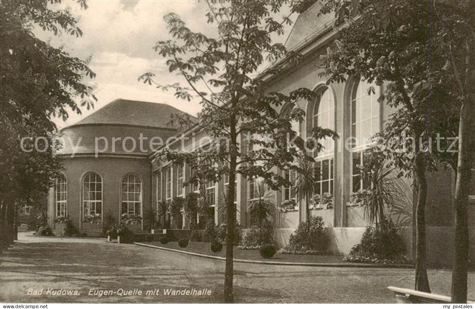 73818396 Bad Kudowa Kudowa-Zdroj Niederschlesien PL Eugen Quelle Mit Wandelhalle - Pologne