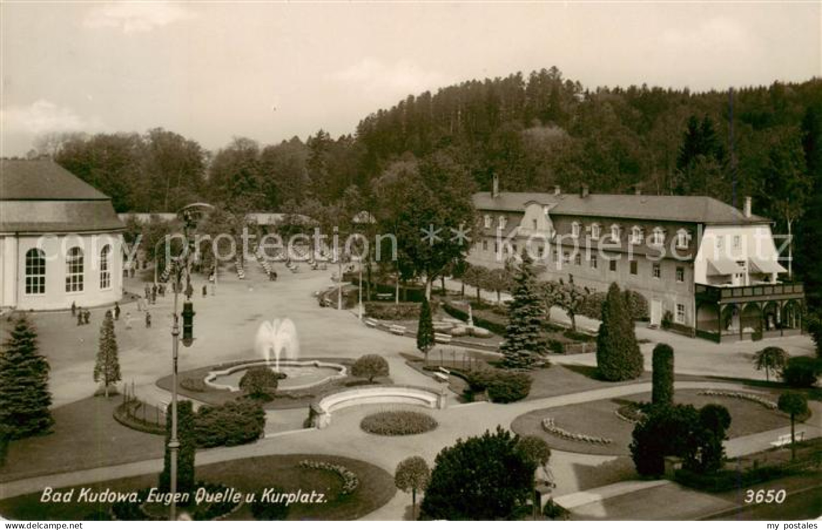 73818392 Bad Kudowa Kudowa-Zdroj Niederschlesien PL Eugen Quelle Und Kurplatz  - Pologne