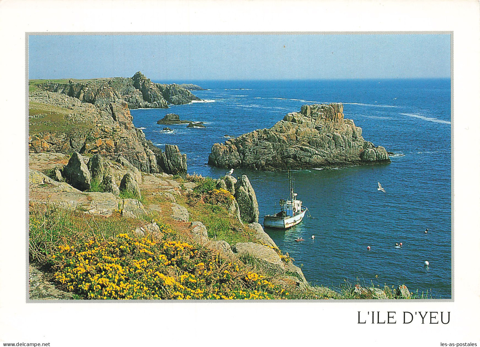 85 L ILE D YEU LA COTE ET L ENTREE DU PORT DE LA MEULE - Ile D'Yeu