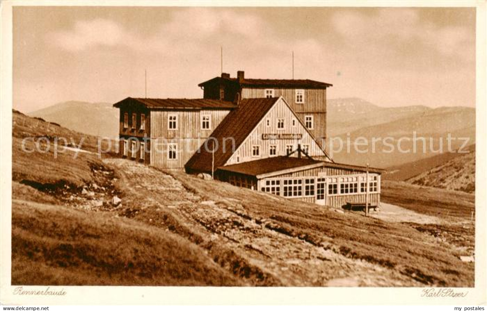 73818382 Riesengebirge_Krkonose_Karkonosze Rennerbaude - Tschechische Republik