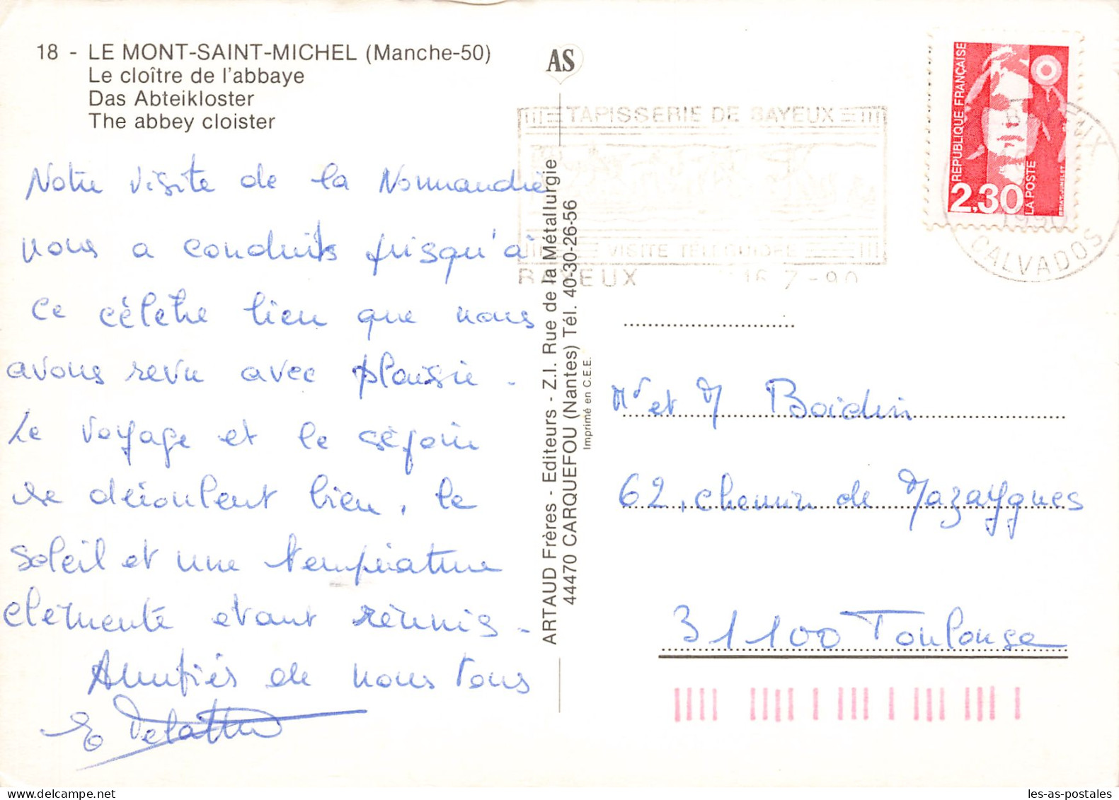50 LE MONT SAINT MICHEL L ABBAYE  - Le Mont Saint Michel