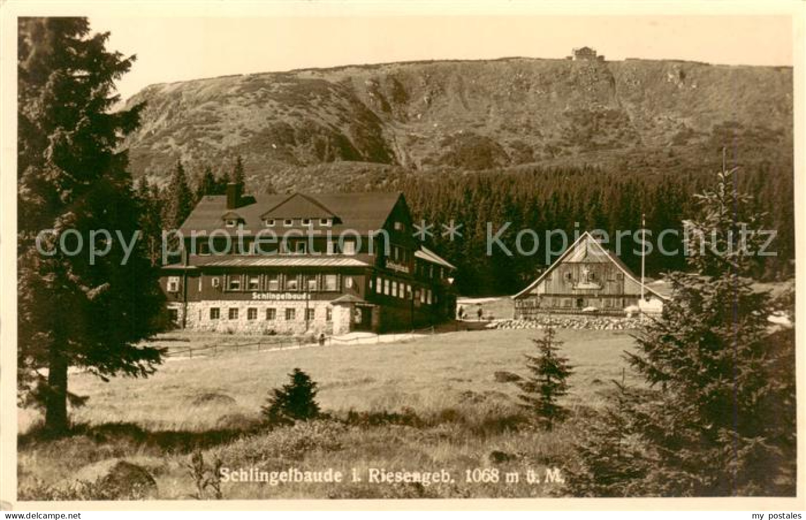 73818343 Riesengebirge_Krkonose_Karkonosze Schlingelbaude - Czech Republic