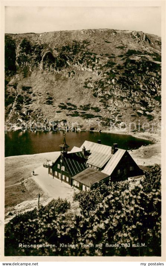 73818325 Riesengebirge_Krkonose_Karkonosze Kleiner Teich Mit Teichbaude - Czech Republic