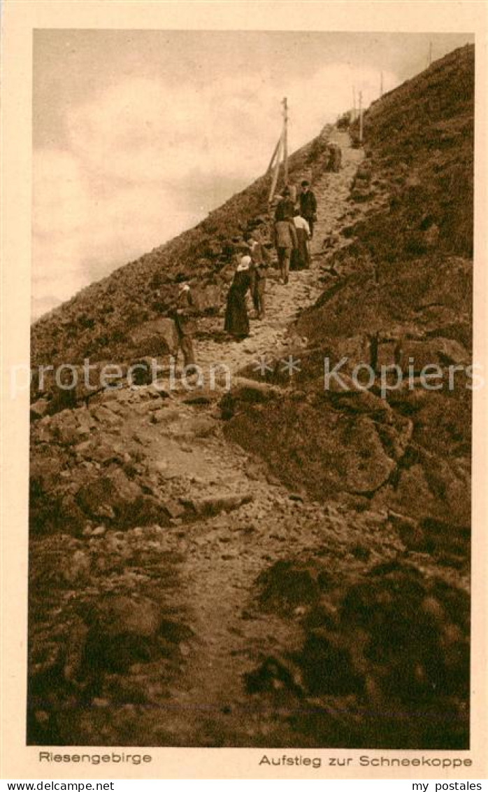 73818321 Riesengebirge_Krkonose_Karkonosze Aufstieg Zur Schneekoppe - Czech Republic