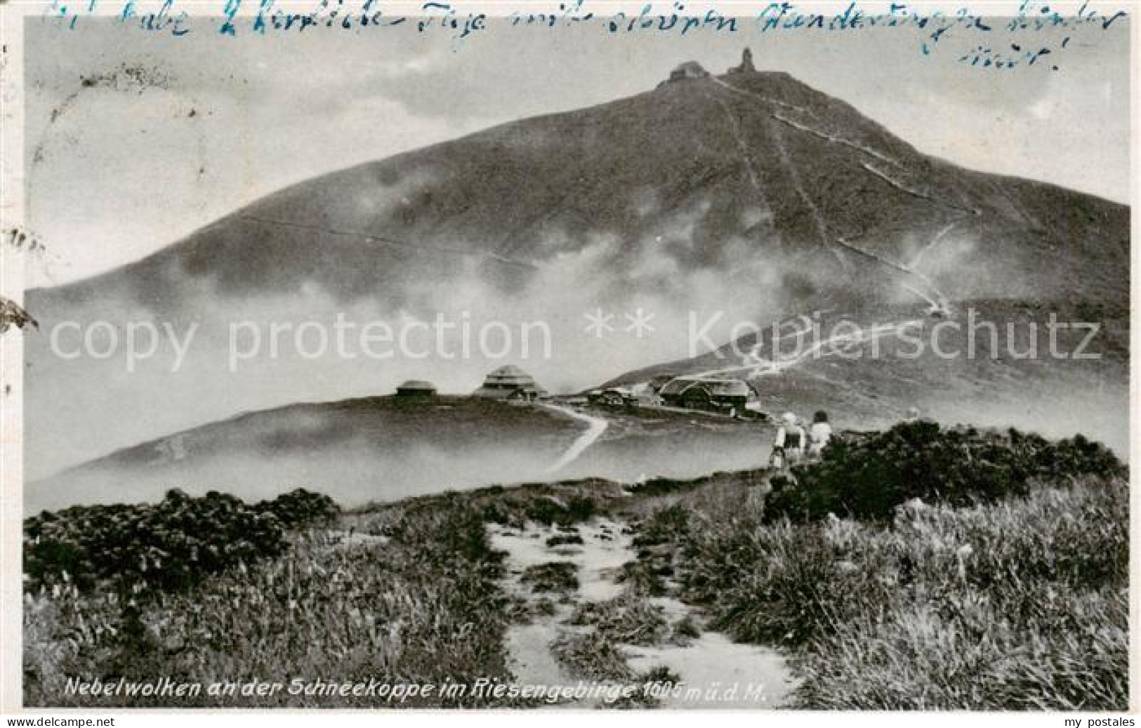 73818320 Riesengebirge_Krkonose_Karkonosze Nebelwolke An Der Schneekoppe Mit Sch - Czech Republic