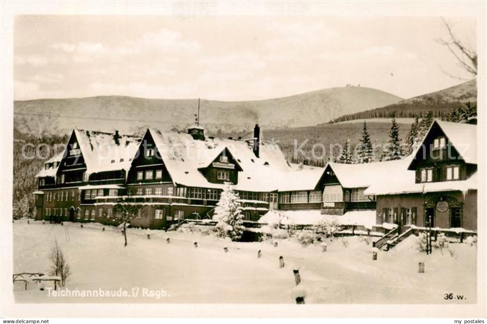 73818258 Riesengebirge_Krkonose_Karkonosze Teichmannbaude - Tchéquie