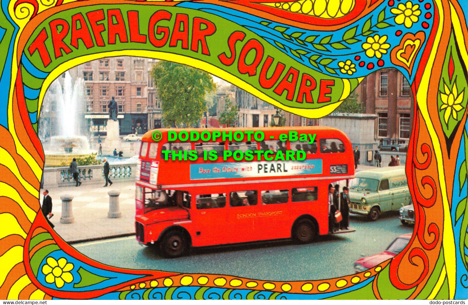 R525330 London. Trafalgar Square. Photographic Greeting Card - Sonstige & Ohne Zuordnung