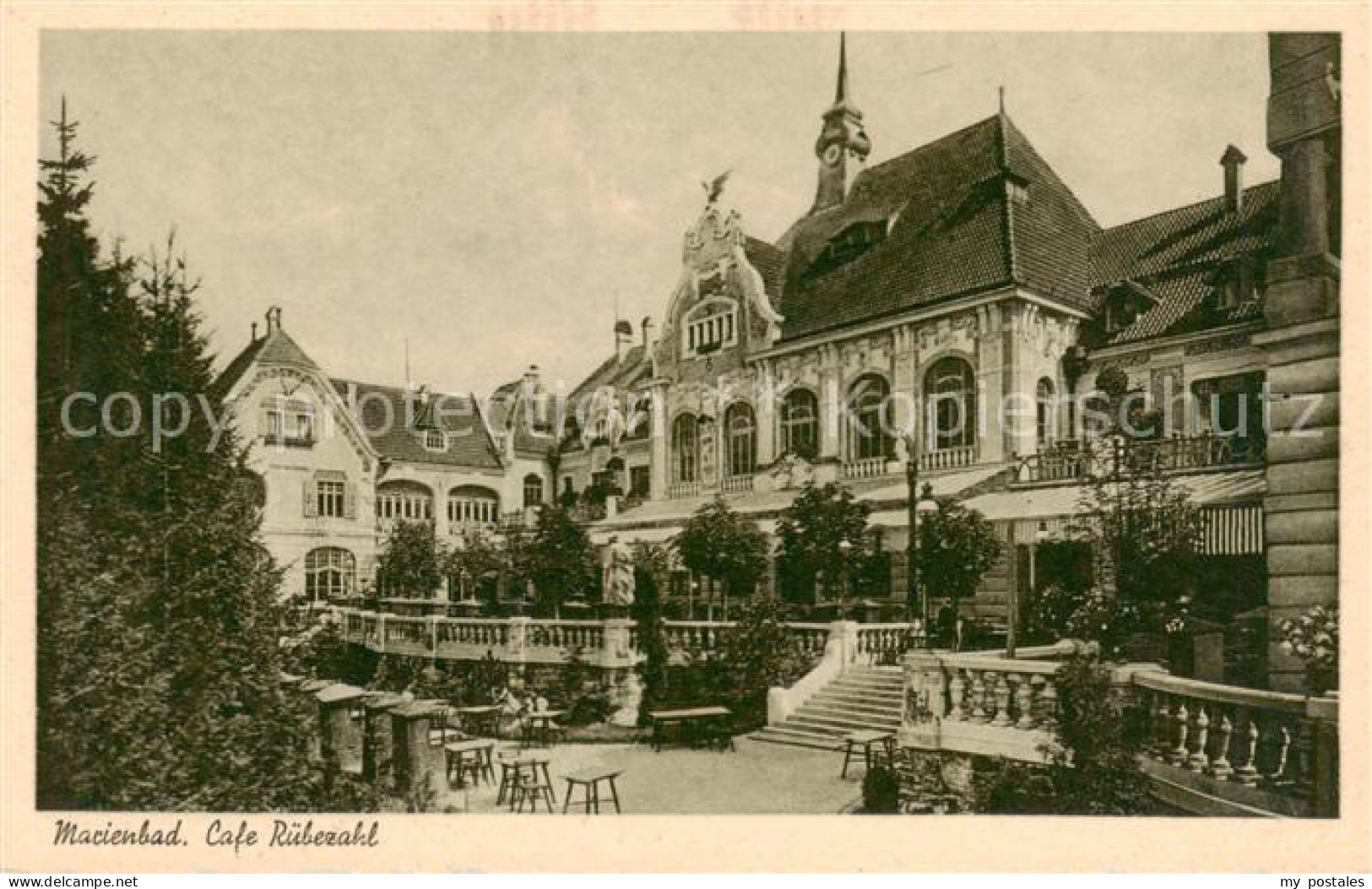 73818256 Marienbad Tschechien Boehmen Cafe Ruebezahl Marienbad Tschechien - Tchéquie