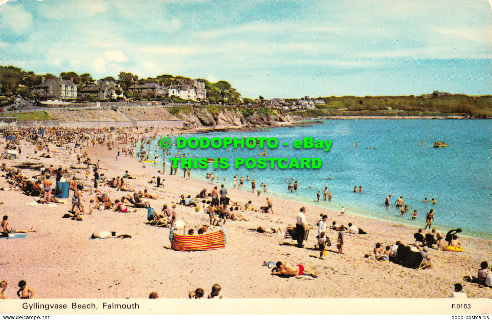 R525333 Falmouth. Gyllingvase Beach. E. T. W. Dennis. Photocolour. 1991 - Welt