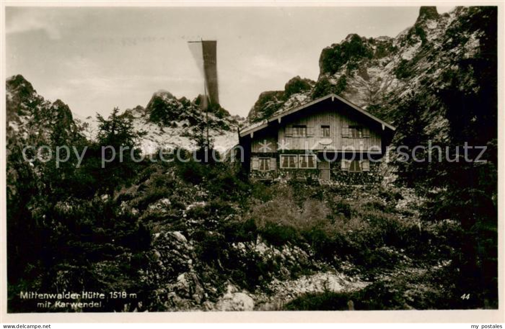 73818239 Mittenwalderhuette 1519m Garmisch Mit Karwendel  - Garmisch-Partenkirchen