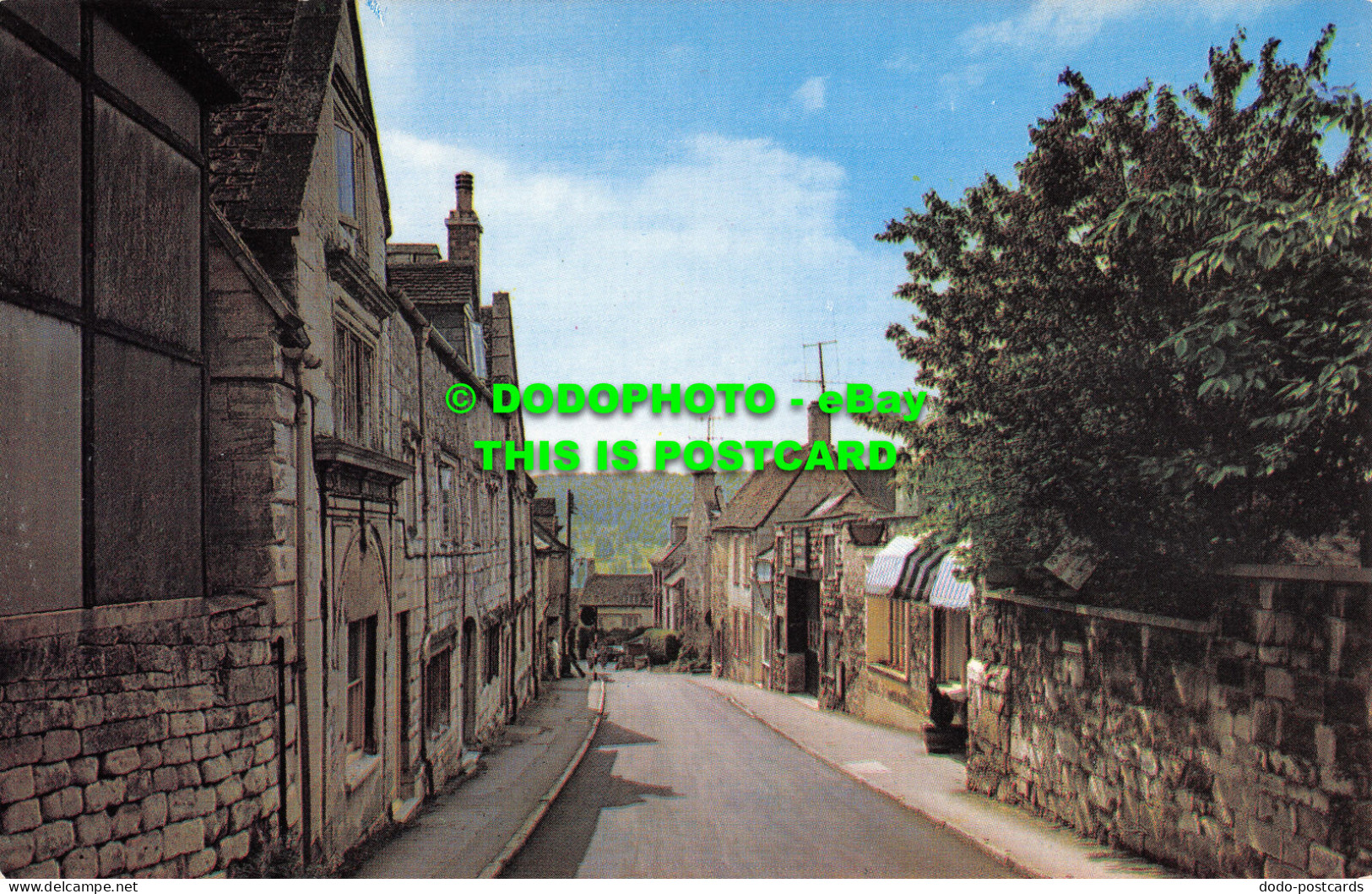 R525147 Painswick. Bisley Street. Postcard - Welt