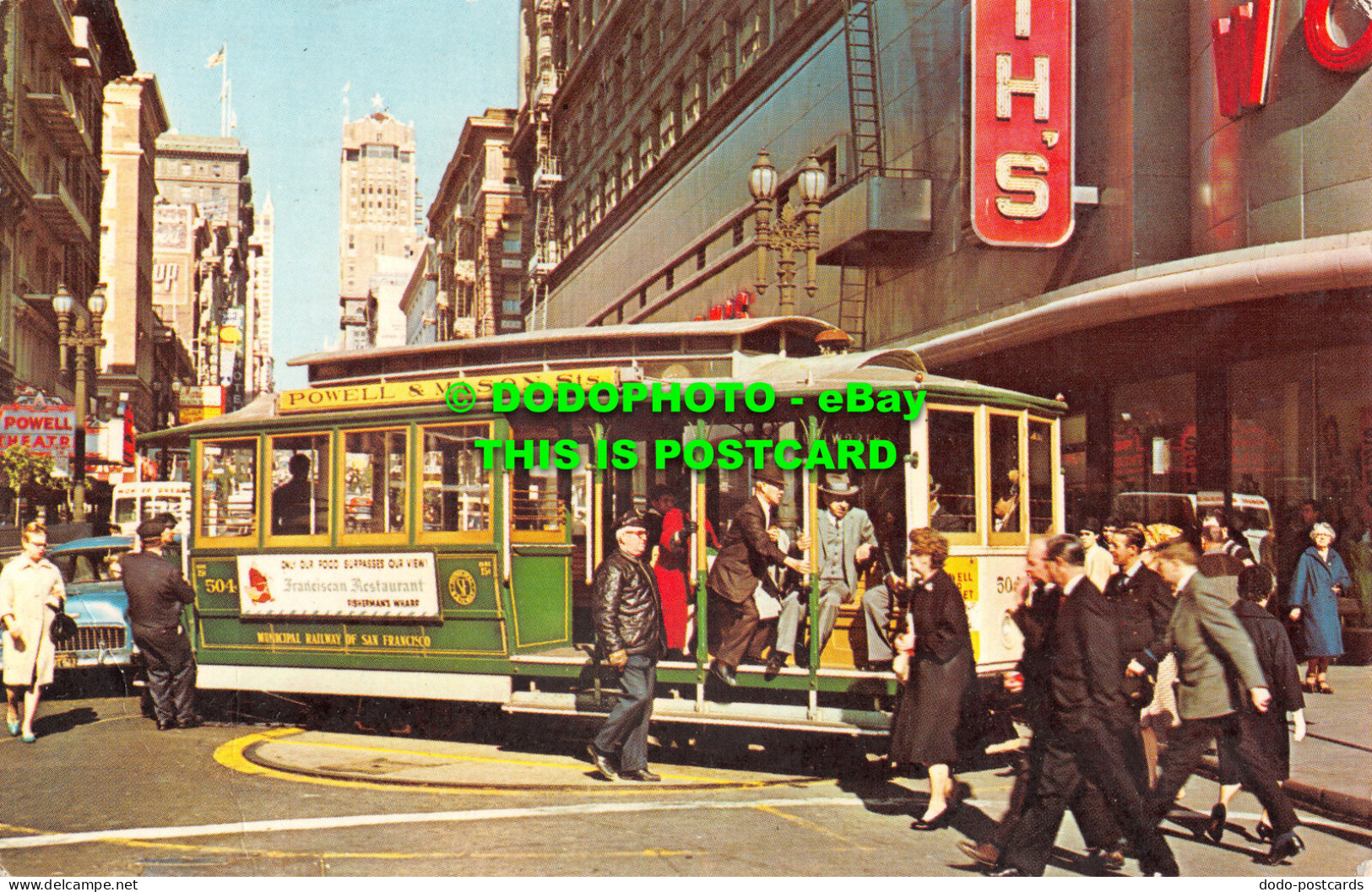 R525344 San Francisco. California. Cable Car On Turntable. Smith News. Dexter Pr - Welt
