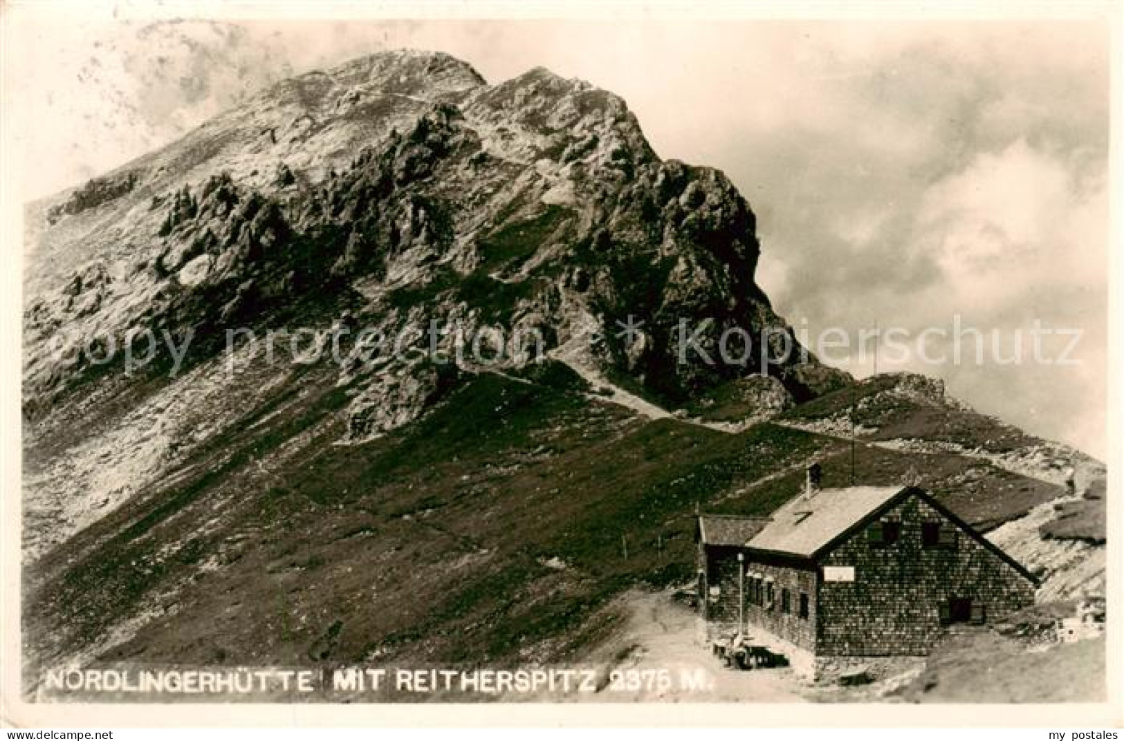 73818217 Noerdlingerhuette 2242m Reitherspitze Zirl Tirol AT Panorama  - Autres & Non Classés