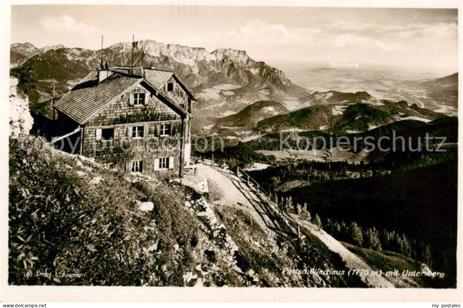 73818213 Purtschellerhaus Hoher Goell Berchtesgaden Panorama Mit Untersberg  - Berchtesgaden