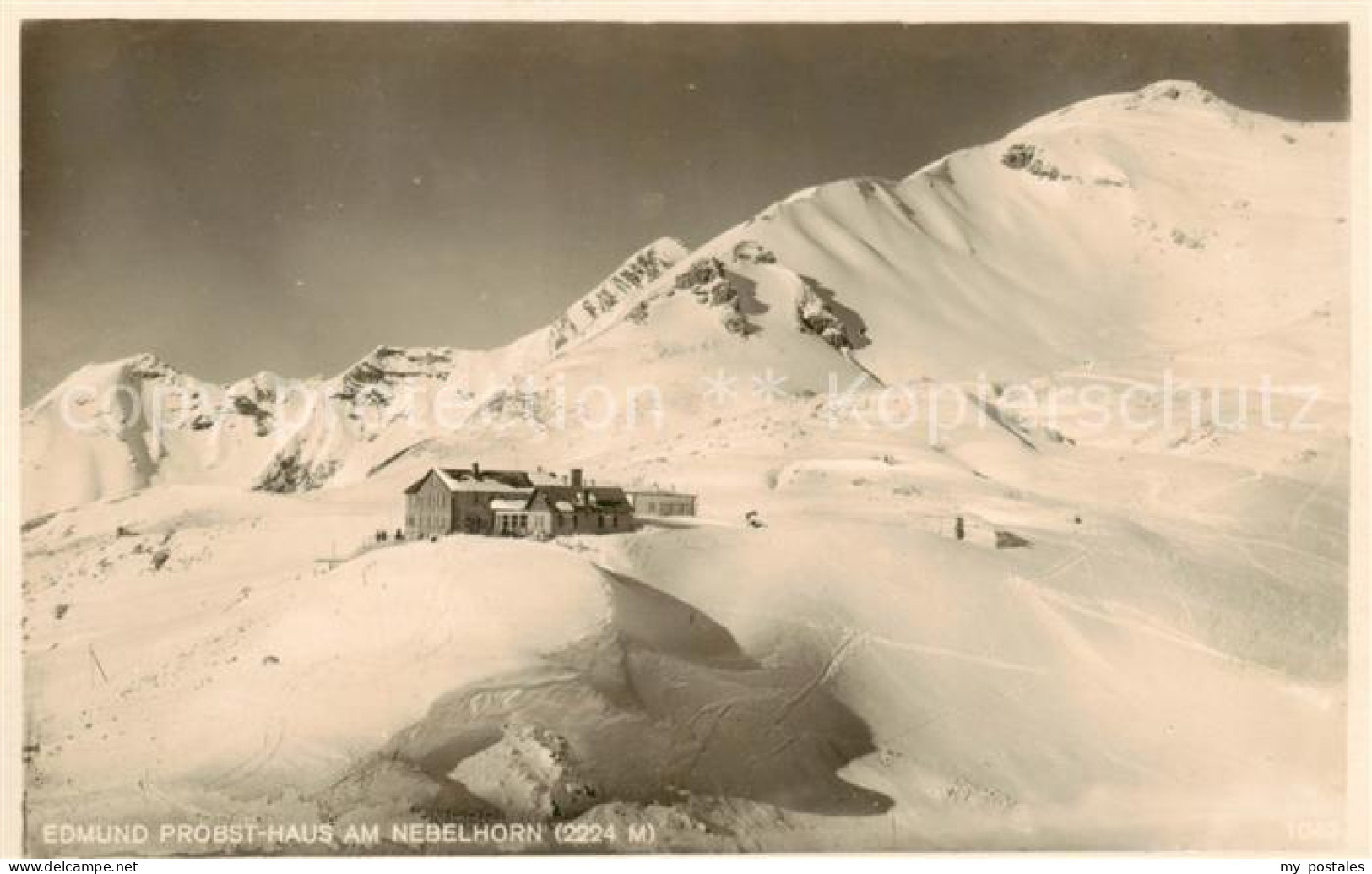 73818206 Edmund-Probst-Haus 1923m Nebelhorn Oberstdorf Am Nebelhorn  - Oberstdorf