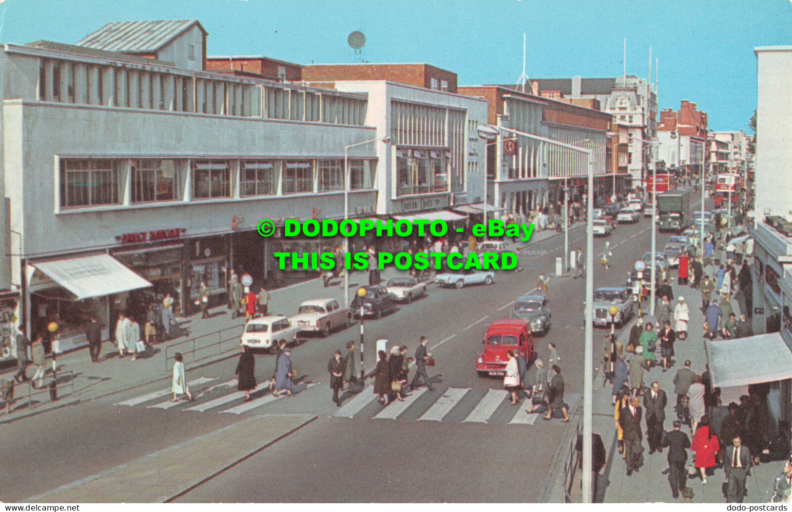 R525353 Southampton. Above Bar. Valentine. Valuxe. 1968 - World