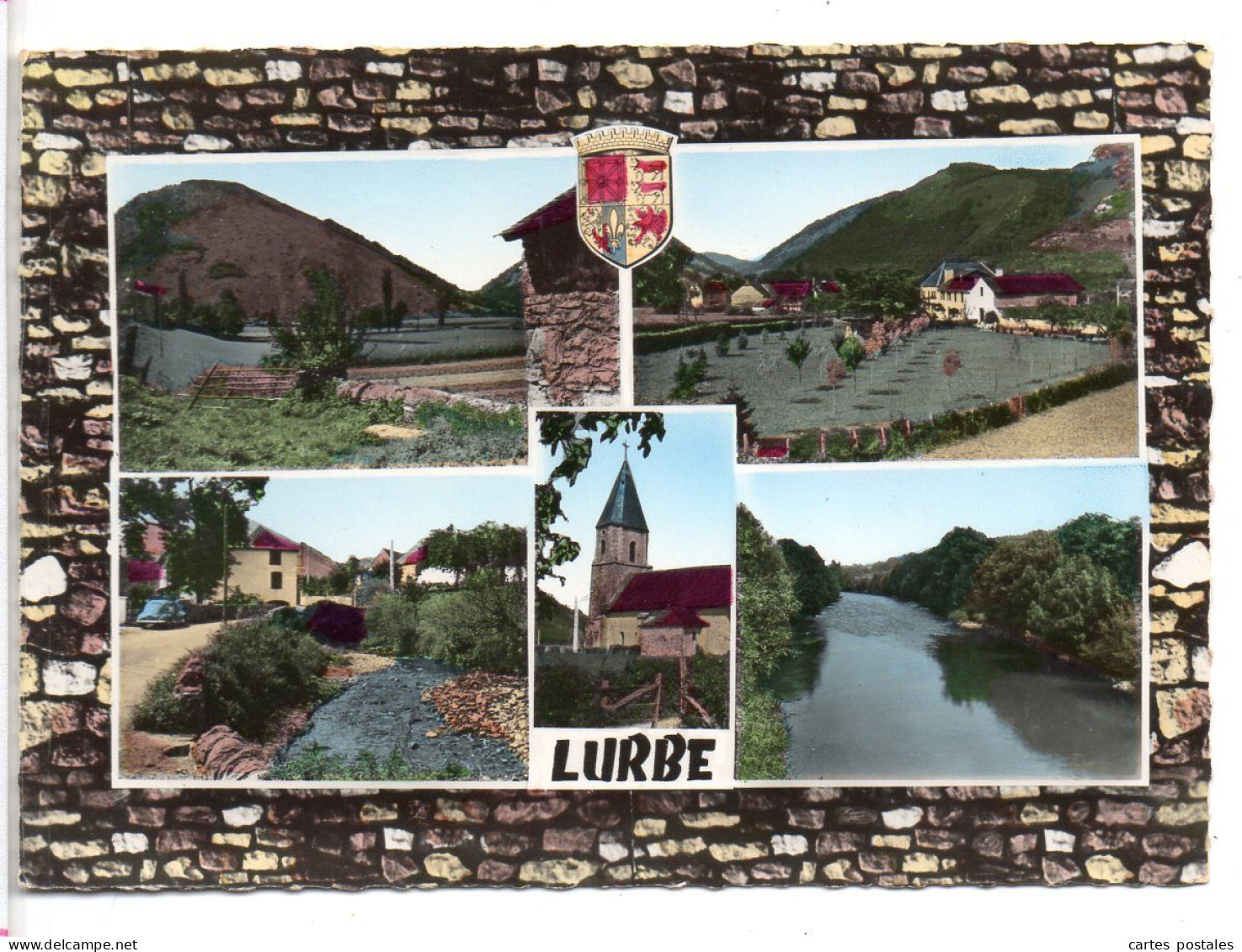 LURBE Vue Générale - Le Pont, Le Gave D'Aspe, L'église - Other & Unclassified