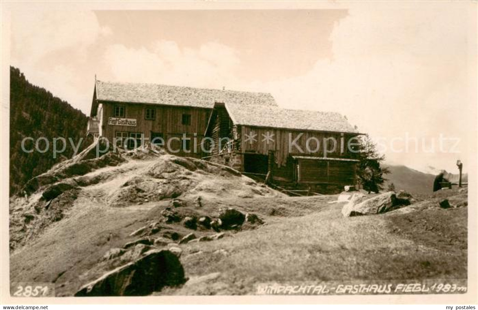 73818201 Windacheralm 1985m Oetztal Tirol AT Gasthaus Fiegl  - Sonstige & Ohne Zuordnung